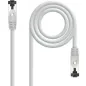 Cable de Red RJ45 SSTP Nanocable 10-20-2000-L30 Cat-8-1- 30cm- Gris