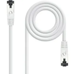 Cable de Red RJ45 SSTP Nanocable 10-20-2000-W Cat-8-1- 50cm- Blanco
