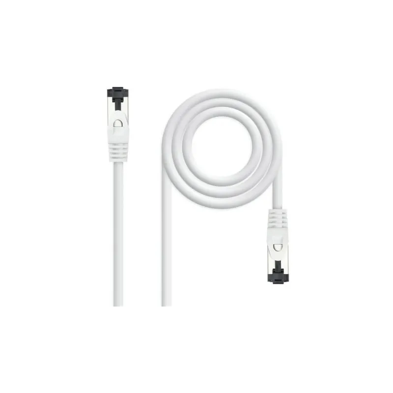 Cable de Red RJ45 SSTP Nanocable 10-20-2000-W Cat-8-1- 50cm- Blanco