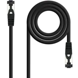 Cable de Red RJ45 SSTP Nanocable 10-20-2001-BK Cat-8-1- 1m- Negro