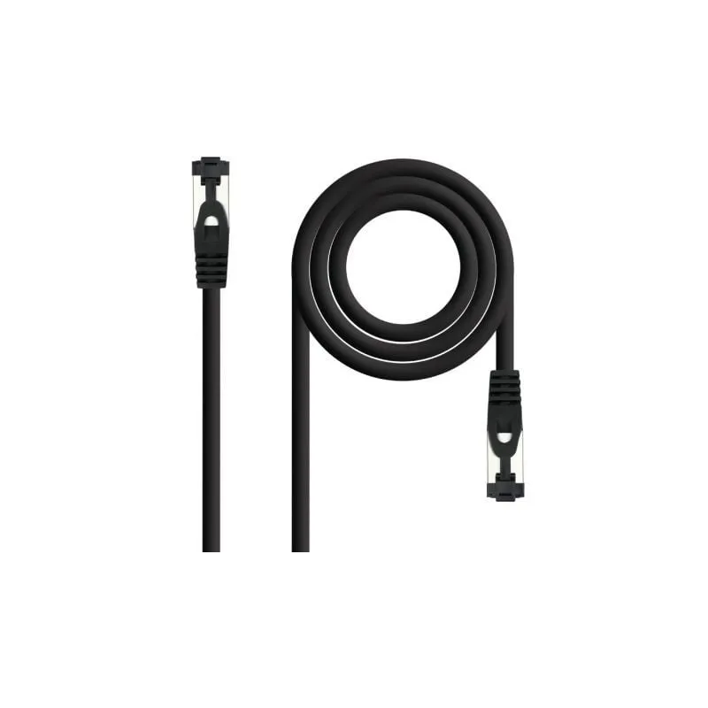 Cable de Red RJ45 SSTP Nanocable 10-20-2001-BK Cat-8-1- 1m- Negro