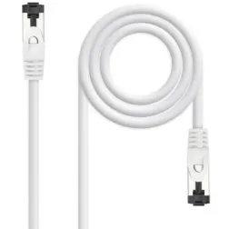 Cable de Red RJ45 SSTP Nanocable 10-20-2002-W Cat-8-1- 2m- Blanco