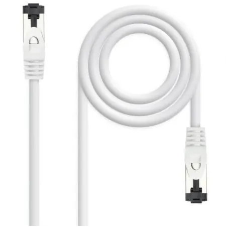 Cable de Red RJ45 SSTP Nanocable 10-20-2002-W Cat-8-1- 2m- Blanco