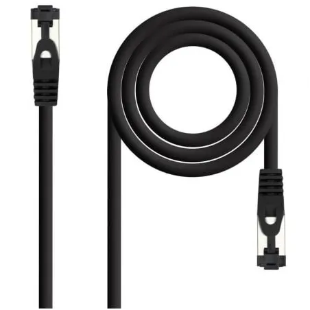 Cable de Red RJ45 SSTP Nanocable 10-20-2007-BK Cat-8-1- 7m- Negro