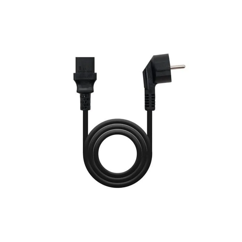 Cable Alimentación CPU Nanocable 10-22-0102-L2- CEE7 Macho - C13 Hembra- 2m- Negro Cable Alimentación CPU Nanocable 10-22-0102-L2- CEE7 Macho - C13 Hembra- 2m- Negro