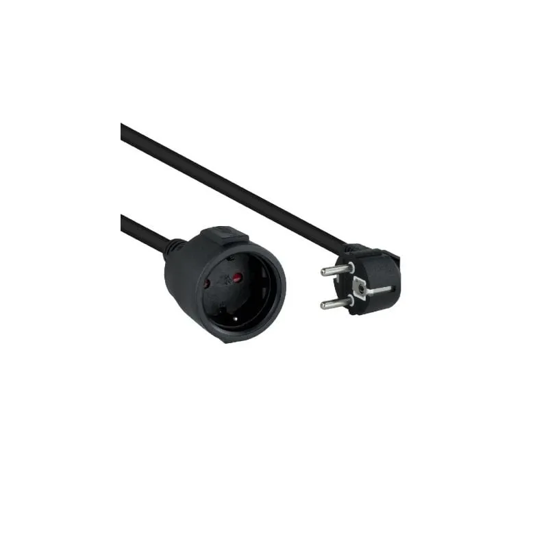 Cable Alargador de Corriente Nanocable 10-22-0610-BK- Schuko Hembra - Schuko Macho- 10m- Negro Cable Alargador de Corriente Nanocable 10-22-0610-BK- Schuko Hembra - Schuko Macho- 10m- Negro