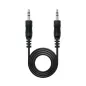 Cable Estéreo Nanocable 10-24-0103- Jack 3-5 Macho - Jack 3-5 Macho- 3m- Negro