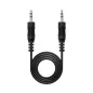 Cable Estéreo Nanocable 10-24-0105- Jack 3-5 Macho - Jack 3-5 Macho- 5m- Negro