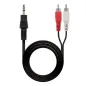 Cable Estéreo Nanocable 10-24-0301- Jack 3-5 Macho - RCA Macho- 1-5m- Negro Cable Estéreo Nanocable 10-24-0301- Jack 3-5 Macho - RCA Macho- 1-5m- Negro