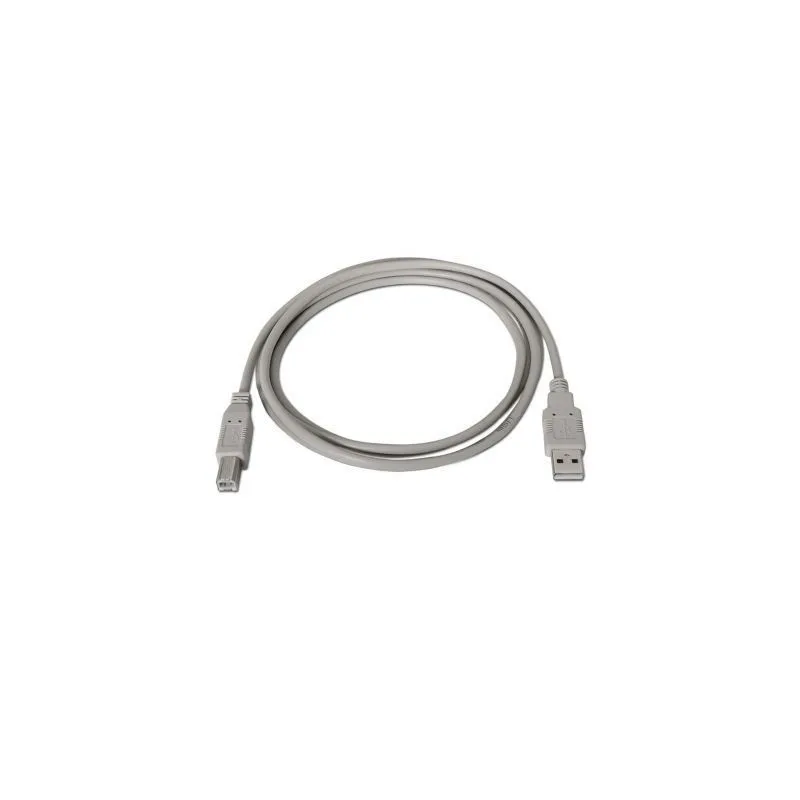 Cable USB 2-0 Impresora Nanocable 10-01-0103- USB Tipo-B Macho - USB Macho- 1-8m- Beige Cable USB 2-0 Impresora Nanocable 10-01-0103- USB Tipo-B Macho - USB Macho- 1-8m- Beige