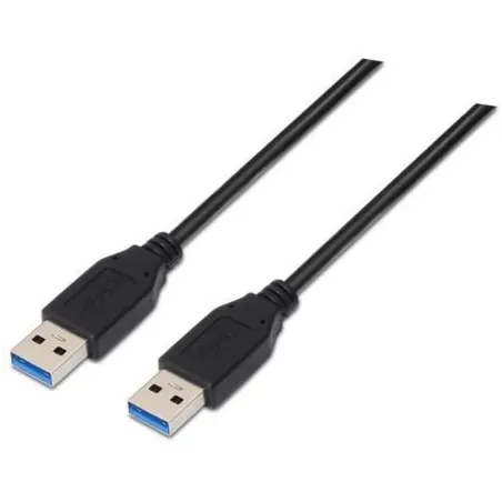 Cable USB 3-0 Nanocable 10-01-1002-BK- USB Macho - USB Macho- 5Gbps- 2m- Negro