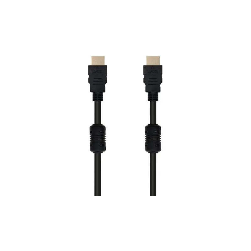 Cable HDMI 1-4 Nanocable 10-15-1810- HDMI Macho - HDMI Macho- 10m- Negro