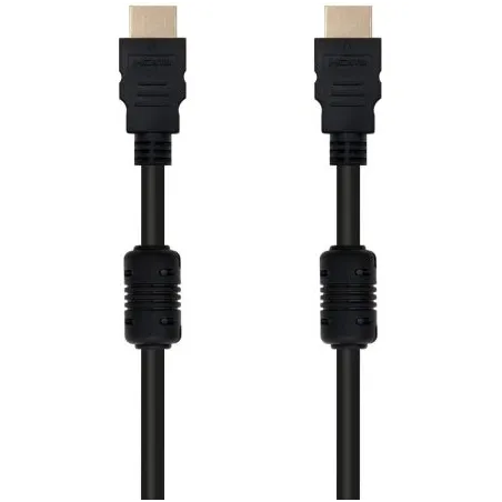 Cable HDMI 1-4 Nanocable 10-15-1810- HDMI Macho - HDMI Macho- 10m- Negro