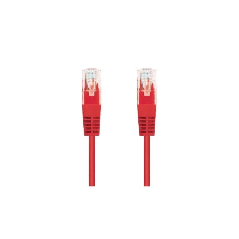 Cable de Red RJ45 UTP Nanocable 10-20-0402-R Cat-6- 2m- Rojo