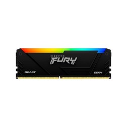 Memoria RAM Kingston FURY Beast RGB 8GB- DDR4- 3200MHz- 1-35V- CL16- DIMM