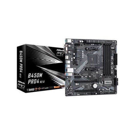 PLACA BASE ASROCK AM4 B450M PRO4 R2-0