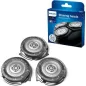 Cabezal de Reemplazo para Afeitadora Eléctrica Philips Series 3000 y 1000- Pack 3