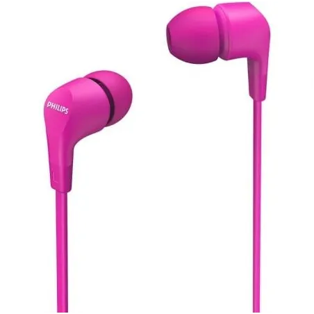 Auriculares Intrauditivos Philips TAE1105PK- con Micrófono- Jack 3-5- Rosas