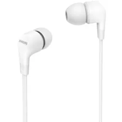Auriculares Intrauditivos Philips TAE1105WT- con Micrófono- Jack 3-5- Blancos