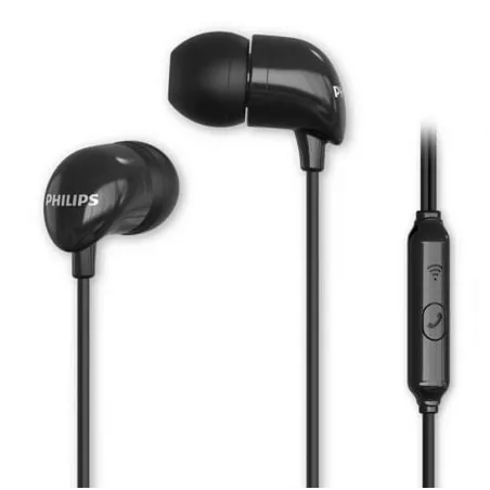 Auriculares Intrauditivos Philips TAE1126BK- con Micrófono- Jack 3-5- Negros