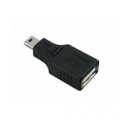 Adaptador 3GO AUSB-MINIUSB- Mini USB Macho - USB Hembra