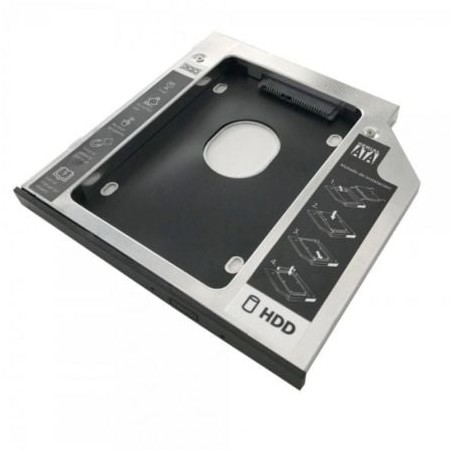 Adaptador DVD a Disco HD-SSD 3GO HDDCADDY95- Incluye Destornillador y tornillos