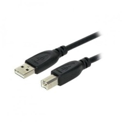 Cable USB 2-0 Impresora 3GO C113- USB Tipo-B Macho - USB Macho- 5m- Negro
