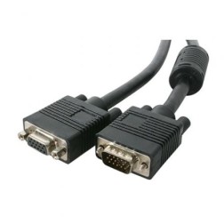 Cable SVGA 3GO CVGA10MF- VGA Macho - VGA Hembra- 10m- Negro