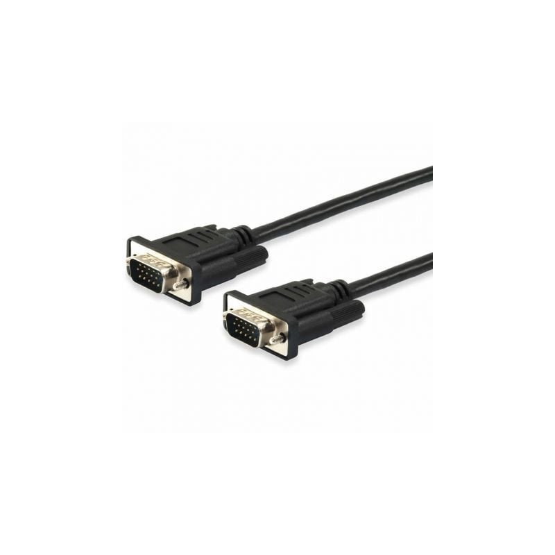 Cable VGA 3GO CVGAMM- VGA Macho - VGA Macho- 1-8m- Negro
