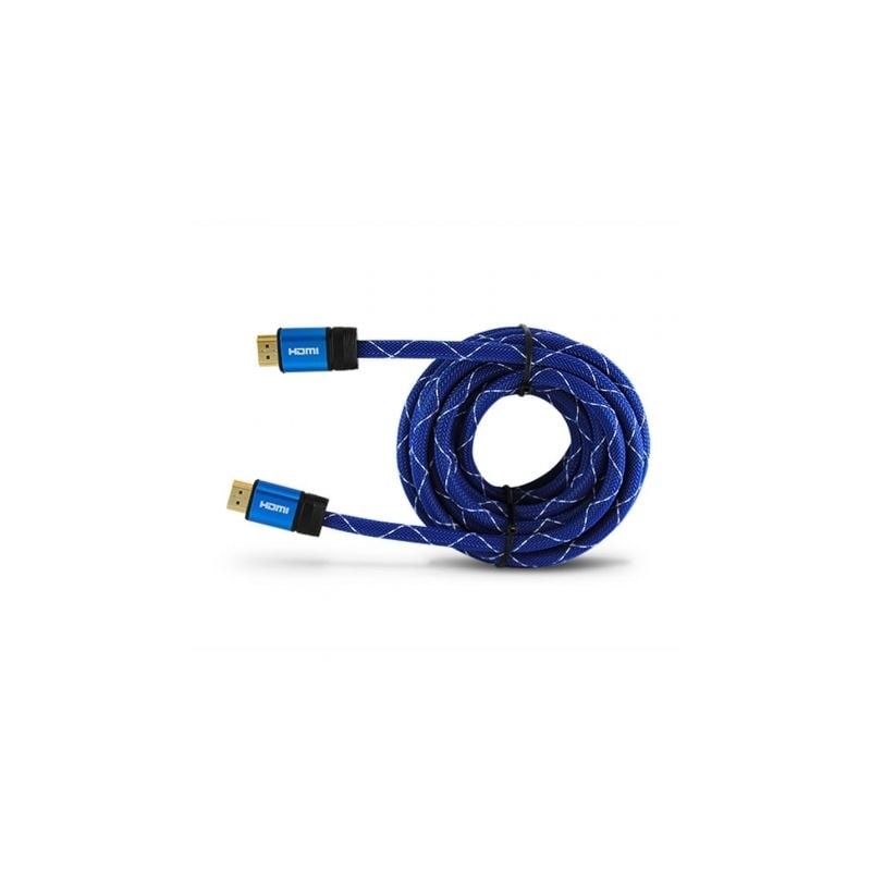 Cable HDMI 2-0 4K 3GO CHDMI52- HDMI Macho - HDMI Macho- 5m- Azul