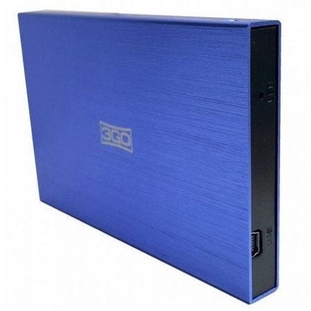 Caja Externa para Disco Duro de 2-5" 3GO HDD25BL13- USB 2-0