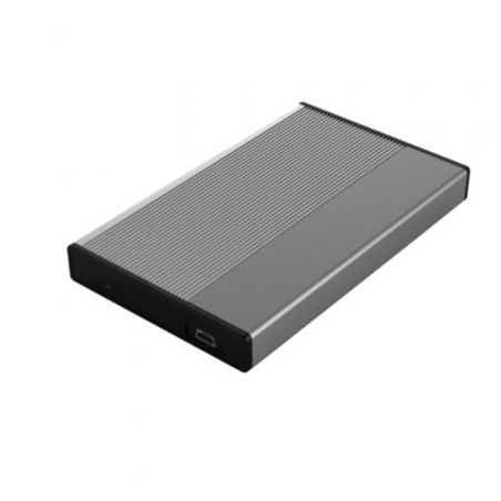 Caja Externa para Disco Duro de 2-5" 3GO HDD25GY21- USB 2-0- Sin Tornillos