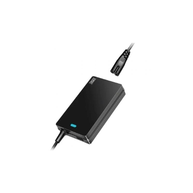 Cargador de Portátil 3GO ALIM65AS- 65W- Automático- 10 Conectores- Voltaje 18-5-20V- 1 USB