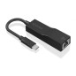 Adaptador USB 3-1 Aisens A106-0765- USB-C Macho - RJ45 Hembra- 11cm- Negro