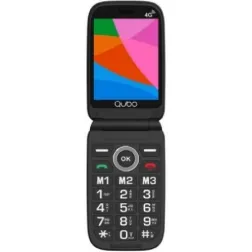 Teléfono Móvil Qubo X-D340CB 4G para Personas Mayores- Negro