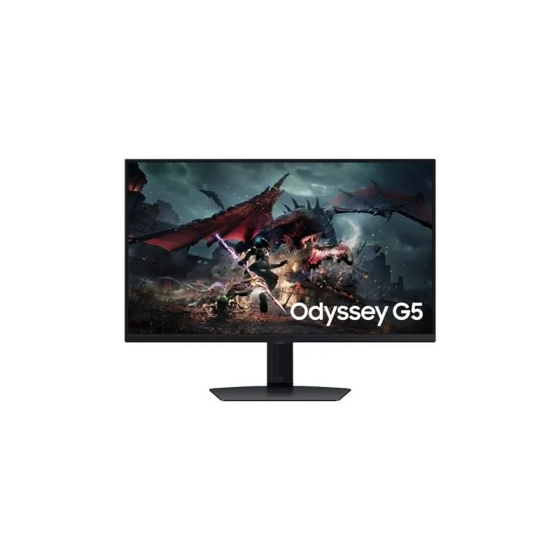 Monitor Gaming Samsung Odyssey G5 G50D S27DG502EU 27"- QHD- 1ms- 180Hz- IPS- Regulable en Altura- Negro