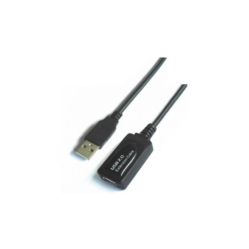 CABLE EXTENSOR USB(A) 2-0 A USB(A) 2-0 AISENS 5M NEGRO