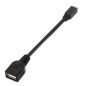 Cable USB 2-0 Aisens A101-0031- MicroUSB Macho - USB Hembra- 15cm- Negro