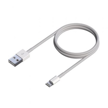 Cable Lightning Aisens A102-0542- USB Macho - Lightning Macho- 50cm- Blanco