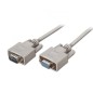 Cable Serie RS232 Aisens A112-0065- DB9 Macho - DB9 Hembra- Hasta 0-15W- 1-6Mbps- 1-8m- Beige