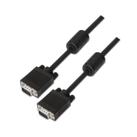 Cable SVGA Aisens A113-0074- HDB15 Macho - HDB15 Macho- 10m- Negro