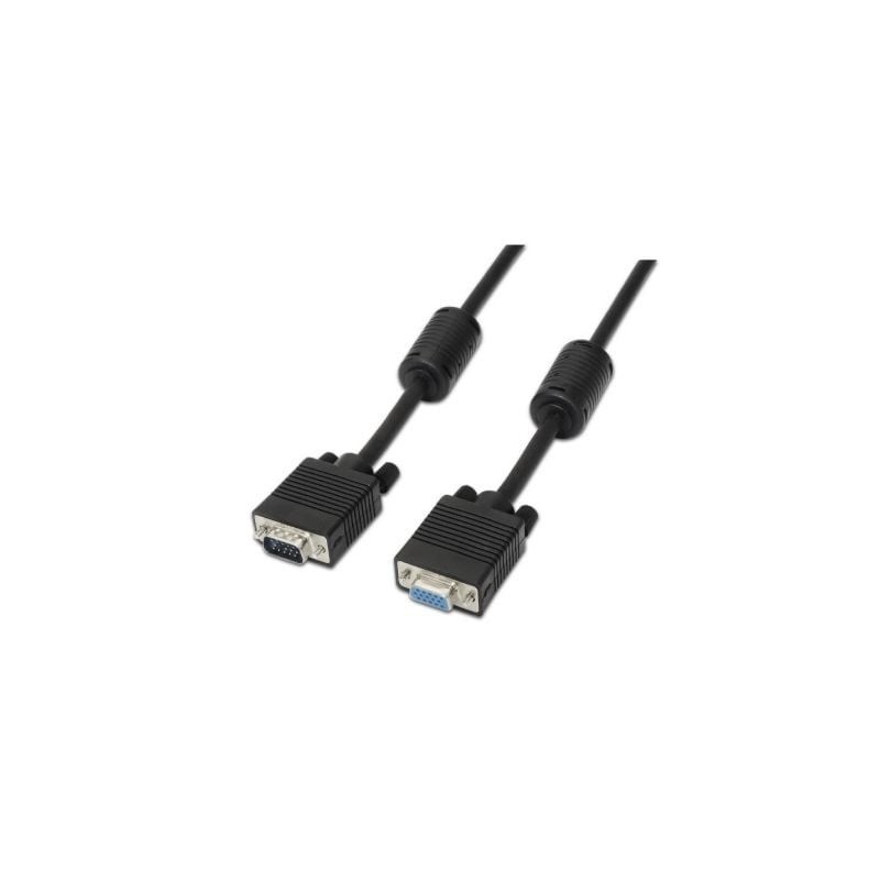 Cable SVGA Aisens A113-0079- VGA Macho - VGA Hembra- 3m- Negro