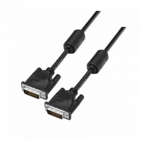 Cable DVI Aisens A117-0089- DVI-D Macho - DVI-D Macho- 1-8m- Negro