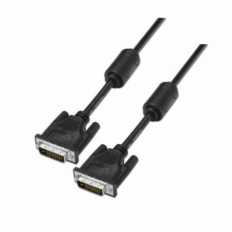 Cable DVI Aisens A117-0089- DVI-D Macho - DVI-D Macho- Hasta 3W- 10Mbps- 1-8m- Negro