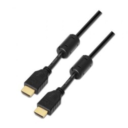 Cable HDMI 1-4 Aisens A119-0098- HDMI Macho - HDMI Macho- Hasta 10W- 720Mbps- 1-8m- Negro