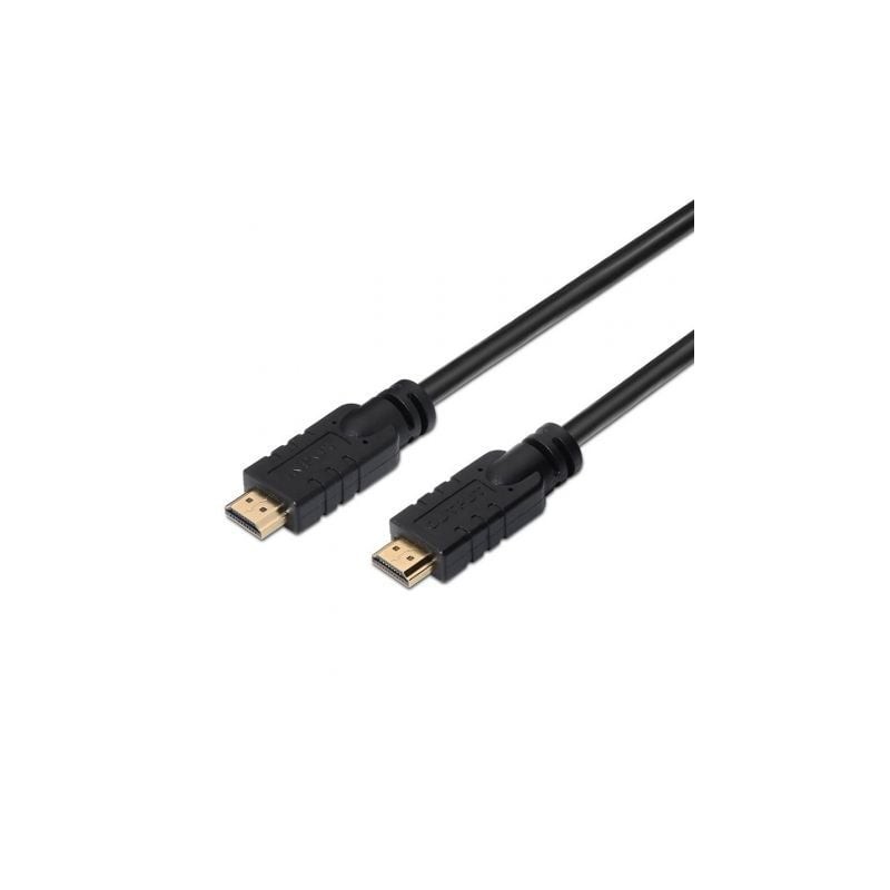Cable HDMI 1-4 Aisens A119-0104- HDMI Macho - HDMI Macho- Hasta 10W- 720Mbps- 20m- Negro