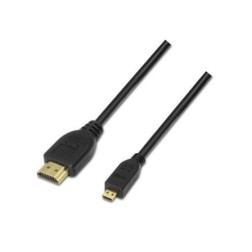 CABLE MICRO HDMI(D)M A HDMI(A)M AISENS 1-8M NEGRO