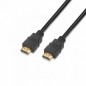 Cable HDMI 2-0 4K Aisens A120-0119- HDMI Macho - HDMI Macho- Hasta 10W- 2250Mbps- 1m- Certificado- Negro
