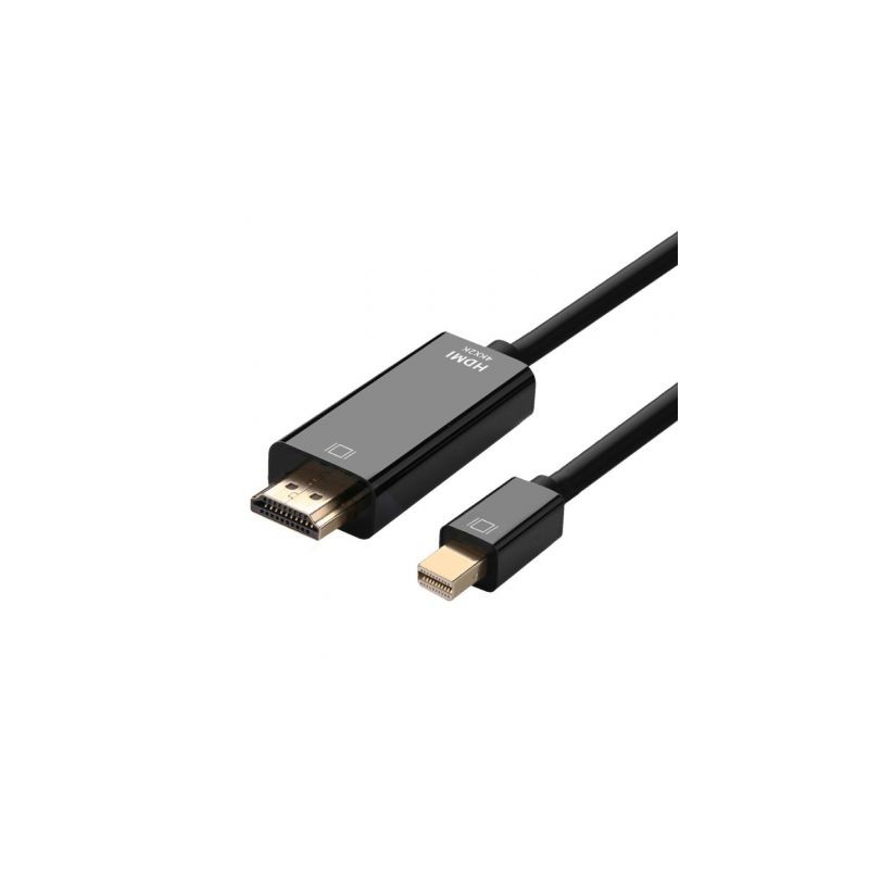 Cable Conversor Aisens A125-0458- Mini Displayport Macho - HDMI Macho- 3m- Negro