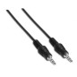 Cable Estéreo Aisens A128-0142- Jack 3-5 Macho - Jack 3-5 Macho- Hasta 0-1W- 1-5m- Negro